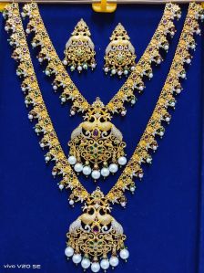 Gold Plated Traditional Long Rani Haar Set