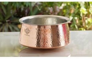 Indianartvilla Handcrafted Copper Bhagona
