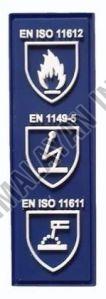Blue Silicone Garments Logo Badge