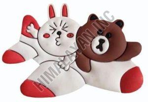 Cartoon Silicone Logo Patch