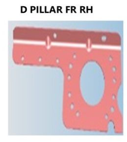 Hyundai Car D Pillar FR RH