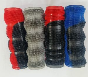 Multicolor Damru Bike Handle Grip Cover