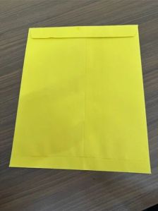 A4 Size Yellow Laminated Envelope