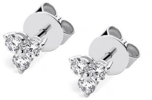 Round Cut Diamond Stud Earrings