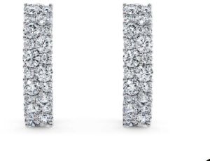 Timeless White Gold Round Diamond Earrings