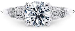 Women White Gold Designer Diamond Ring