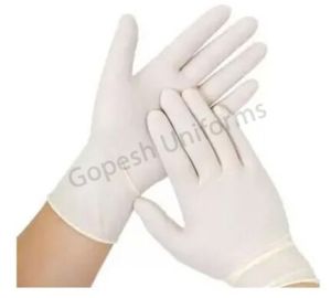 Disposable White Medical Gloves