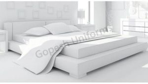 White Hotel Bed Sheet