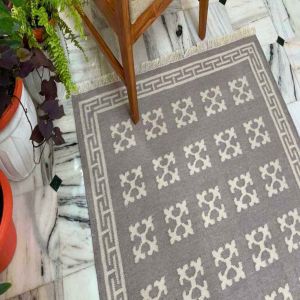 A 24 Flat Weave Wool Durries