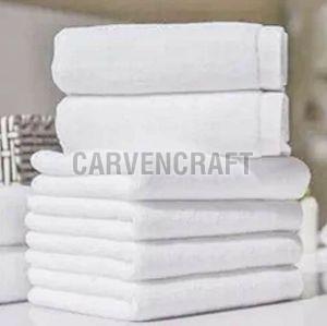 WA-002 Plain White Cotton Bath Towel