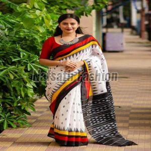 Ladies Printed Cotton Blend Silk Saree