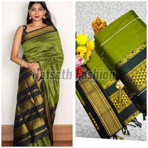 Premium Quality Kalyani Gadwal Paithani Cotton Saree