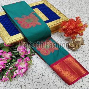 Kubera Korvai Bridal Silk Saree