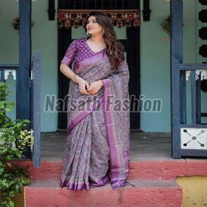 Printed Summer Wear Cotton Saree