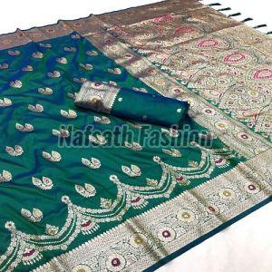 Beautiful Banarasi Weaving Silk Saree