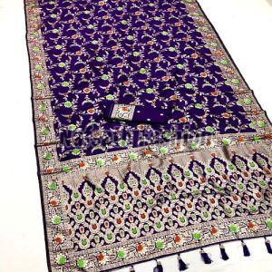 Banarasi Satin Silk Zari Work Saree