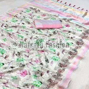 Cotton Casual Wear Printed Saree