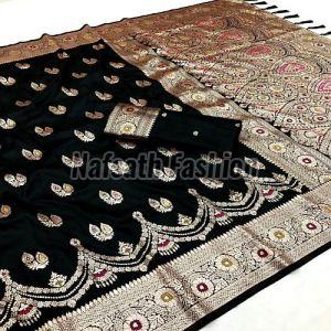 Zari Silk Blend Banarasi Saree