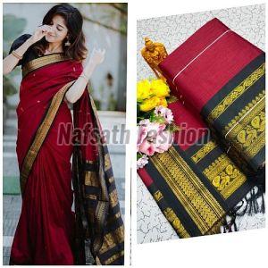 Premium Quality Kalyani Gadwal Paithani Cotton Saree