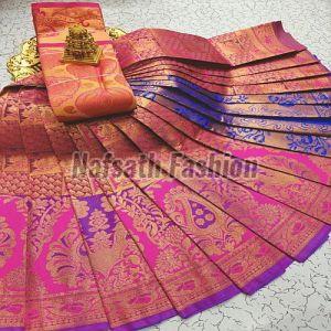 Samuthrika Style Wedding Silk Saree