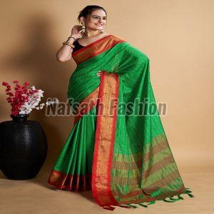 Multicolor Party Wear Soft Silk Saree