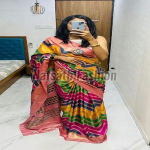 Ladies Pashmina Printed Cotton Saree