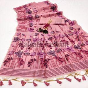 Ladies Cotton Muga Border Saree