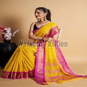 Multicolor Party Wear Soft Silk Saree