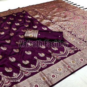 Beautiful Banarasi Weaving Silk Saree