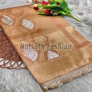 Zari Border Soft Weaving Banarasi Silk Saree