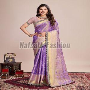 Zari Weaving Work Pure Soft Silk Saree