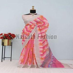 Fancy Cotton Printed Saree