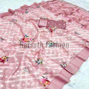Cotton Casual Wear Printed Saree
