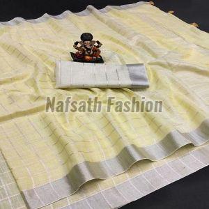 Multicolor Cotton Silk Weaving Saree