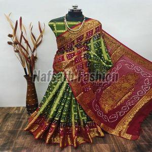 Ladies Fancy Hand Work Silk Saree