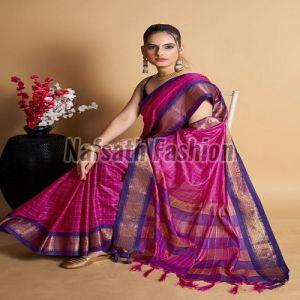 Multicolor Party Wear Soft Silk Saree