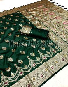Beautiful Banarasi Weaving Silk Saree