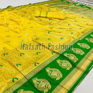 Beautiful Zari Work Banarasi Silk Saree