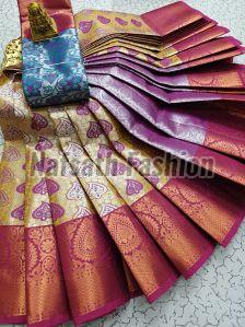 Wedding Wear Tissue Silk Saree