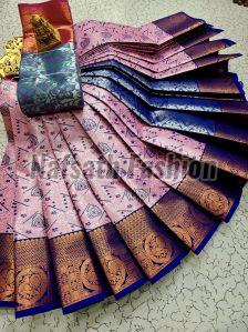 Wedding Wear Tissue Silk Saree