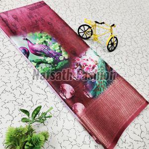 Dola Silk Digital Printed Saree