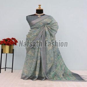 Fancy Cotton Printed Saree