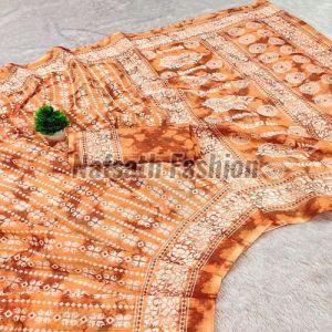 Fancy Soft Cotton Printed Saree