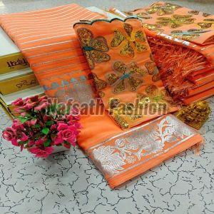Multicolor Georgette Designer Saree