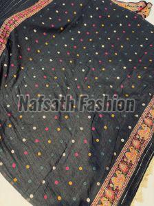 Pure Rajwadi Pashmina Silk Saree
