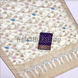 Meenakari Weaving Work Soft Dola Silk Saree