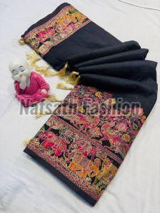 Pure Rajwadi Pashmina Silk Saree