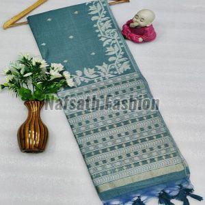 Mulmul Cotton Printed Saree