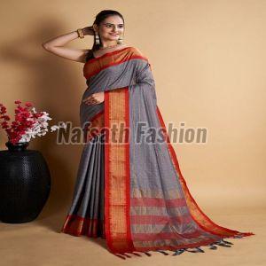 Multicolor Party Wear Soft Silk Saree