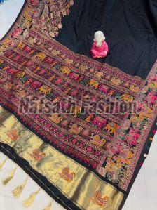 Pure Rajwadi Pashmina Silk Saree